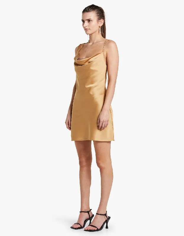 Elodie Mini Dress - Gold