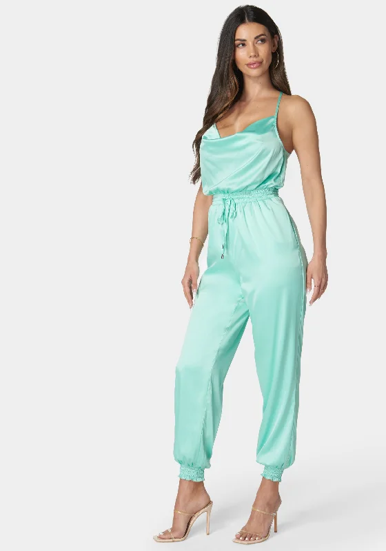 Cowl Neck Jumpsuit