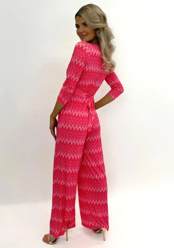 Kate & Pippa Servino Zig Zag Jumpsuit, Pink