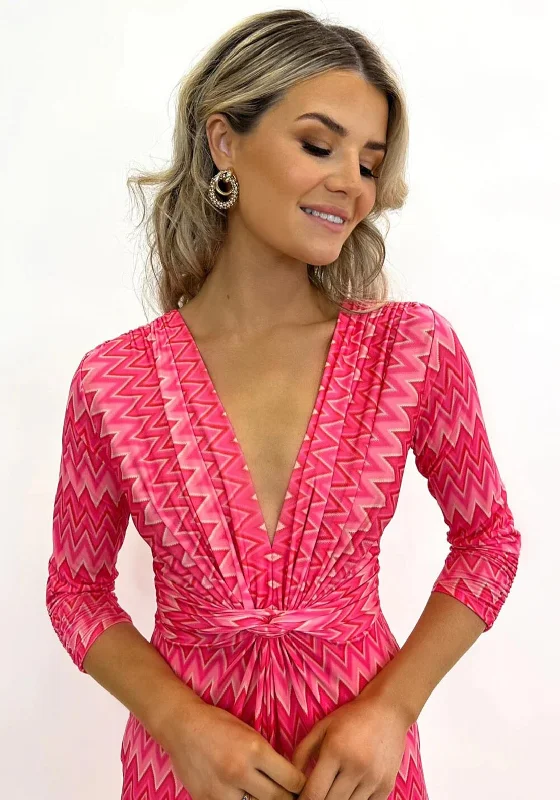 Kate & Pippa Servino Zig Zag Jumpsuit, Pink