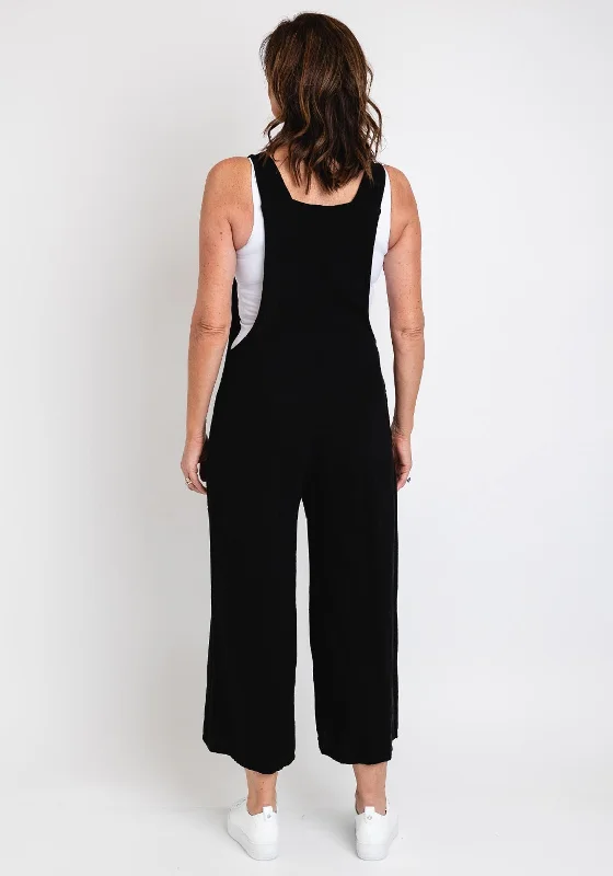 One Life Sabina Knot Strap Jumpsuit, Black