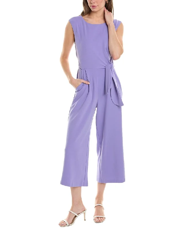 Tahari ASL Tie-Side Jumpsuit