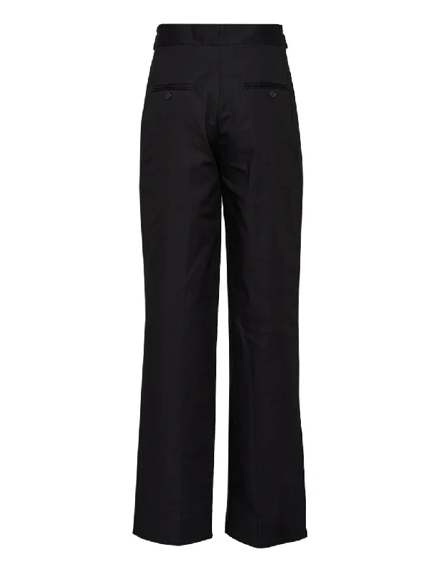 Wide Leg Pleated Trouser