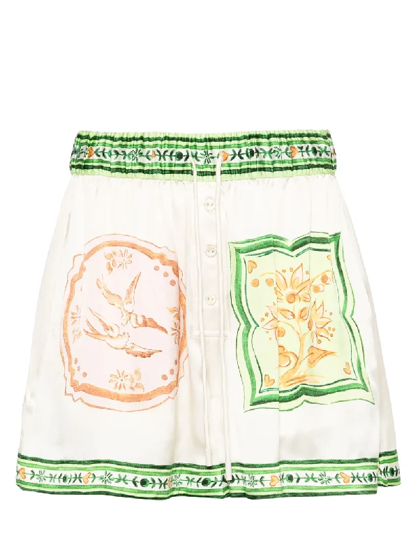 Porcelain Silk Short