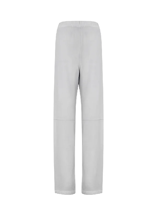 High Waisted Sweatpant in Classic Terry (Washed Smoke White)