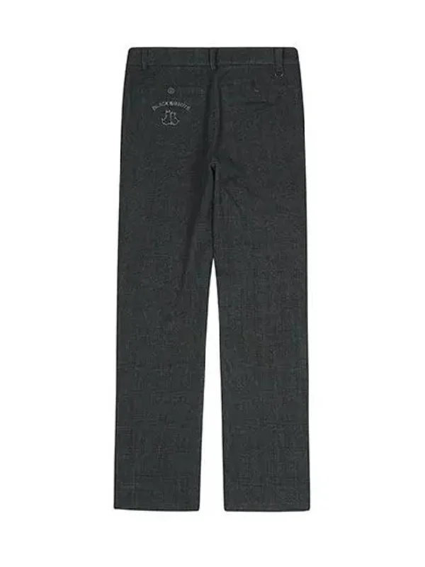 Women s Glen Check Bootcut 10cm Pants 5044LXWP GREY