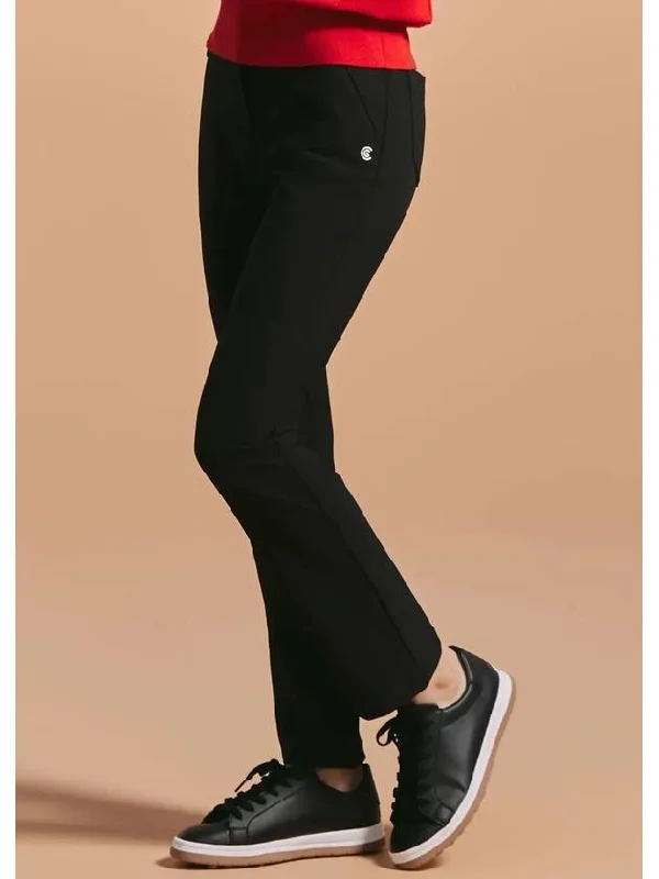 Women s Banded Stretch Bootcut Pants Black