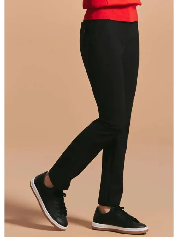 Women s Banded Stretch Bootcut Pants Black