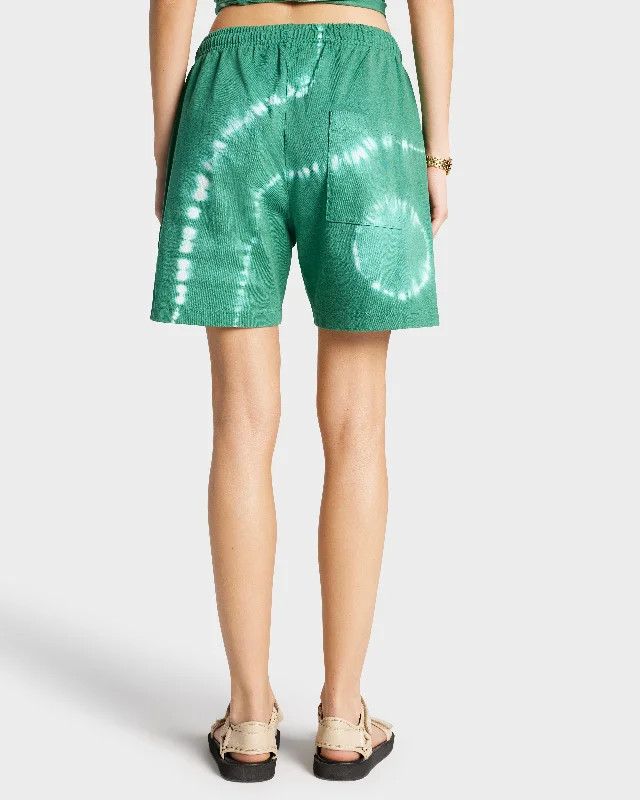 Emblem Gym Short - Gemstone Tie Dye