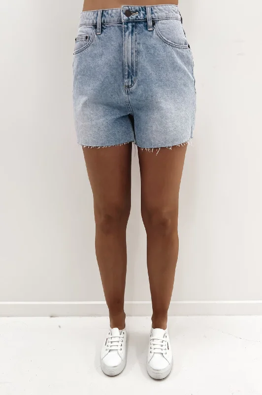 High Relaxed Short Snapshot Blue