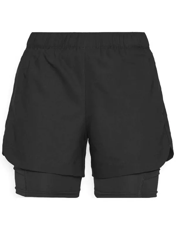 Women's Mila Mid-Rise Waist Shorts Black