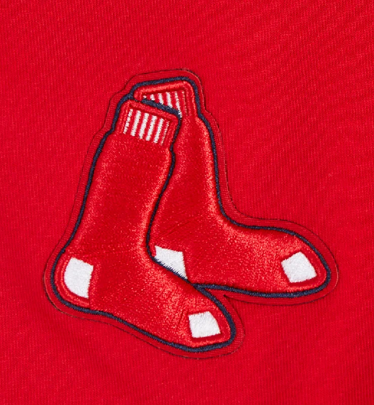 MLB BOSTON RED SOX CLASSIC WOMEN'S CTN BIKE SHORT (RED)