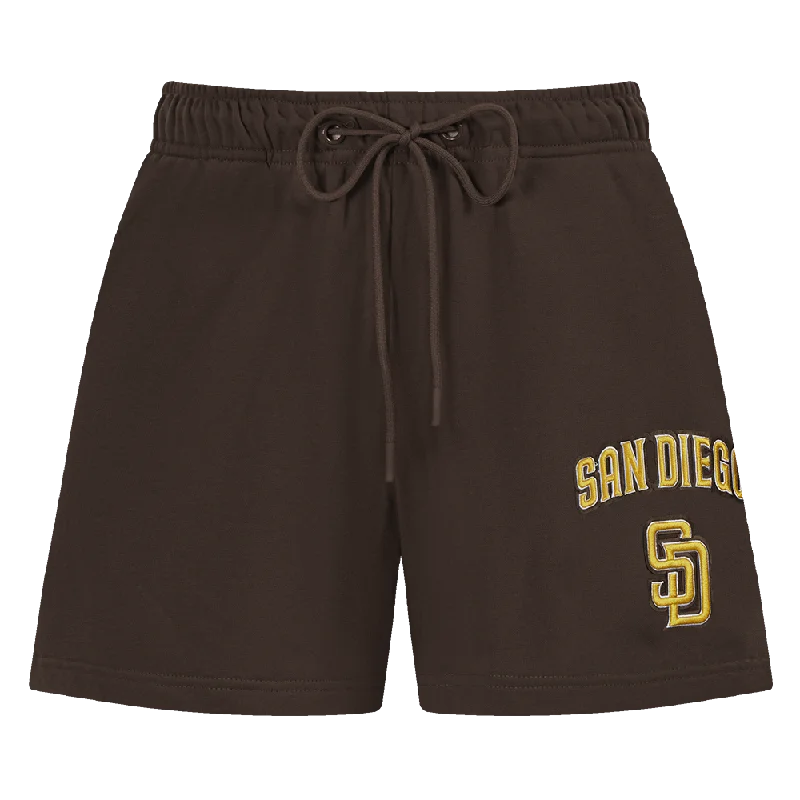 MLB SAN DIEGO PADRES CLASSIC WOMEN'S FLC SHORT (BROWN)