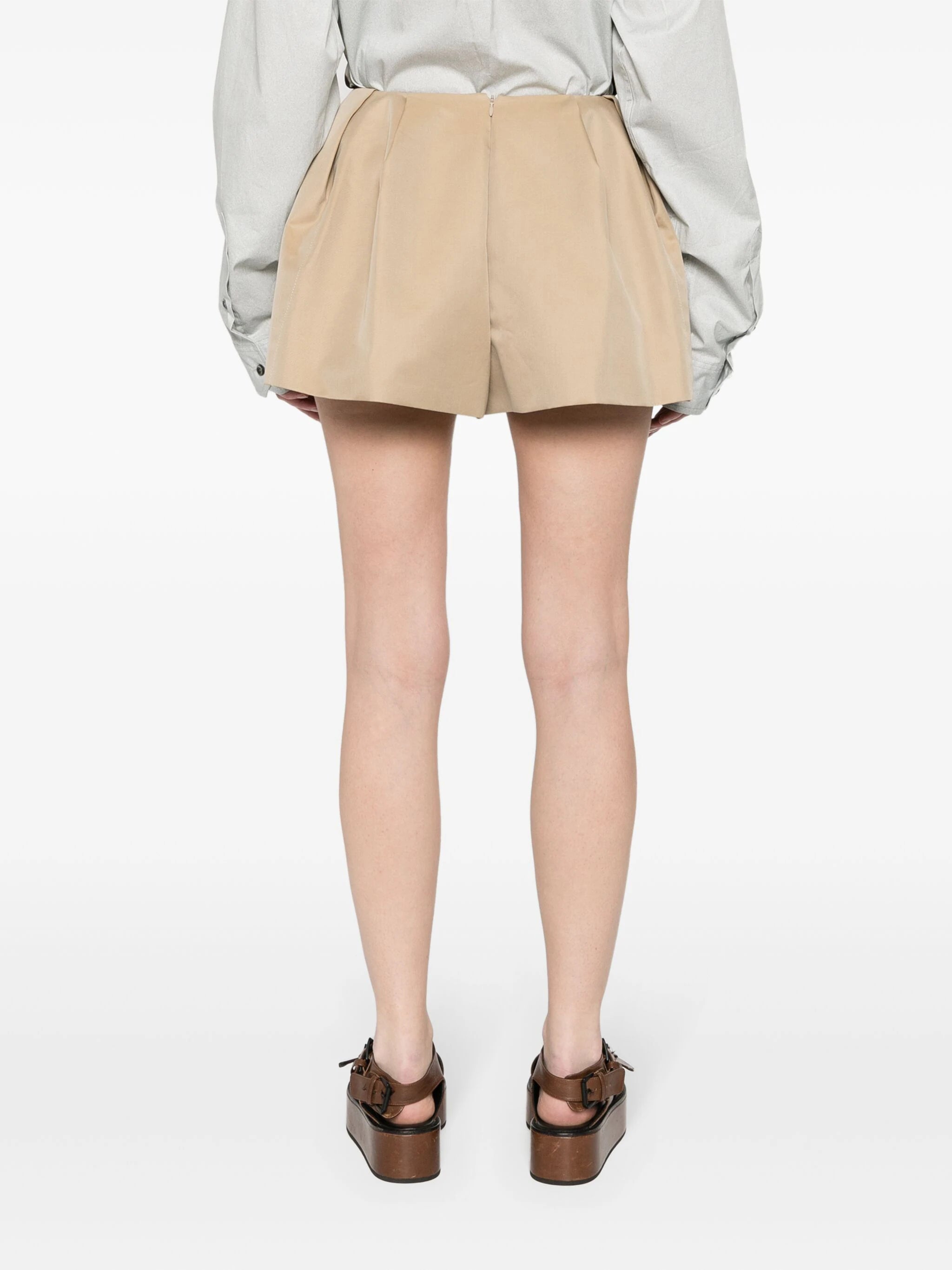 Cotton Gabardine Shorts