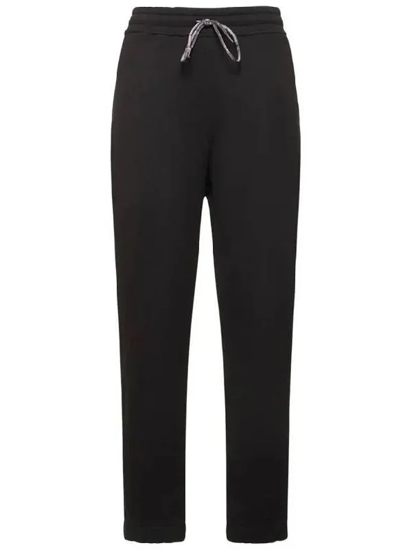 Women's ORB Spray Back Logo Cotton Track Pants Black