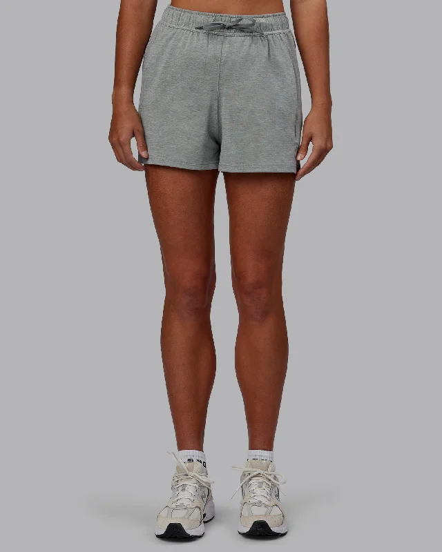 Restore CloudFLX Shorts - Light Grey Marl