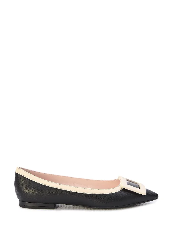 ROGER VIVIER Chic Ballet Flats with Iconic Buckle