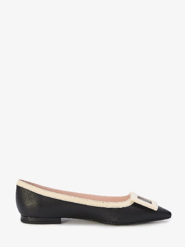 ROGER VIVIER Chic Ballet Flats with Iconic Buckle