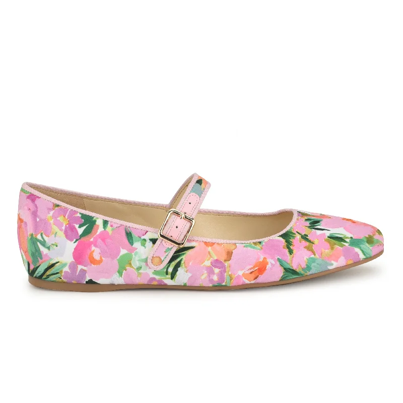 Lilow Square Toe Mary Jane Flats