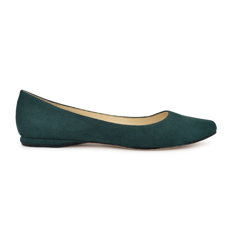 Speakup Almond Toe Flats