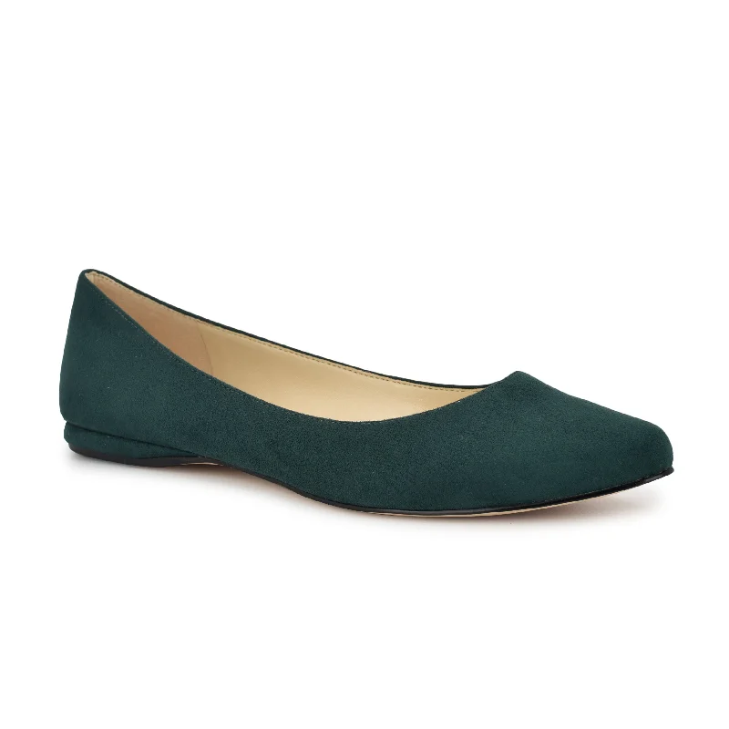 Speakup Almond Toe Flats